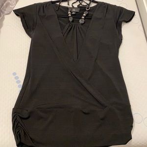 Black dress top